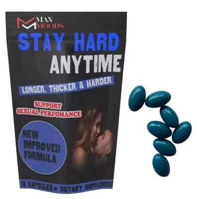 Stay Hard Fast Acting Male Performance Enhancement Level Up 30 Caps | Free Ship