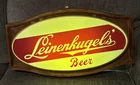 Rare Vintage Leinenkugels Plastic Beer Sign Wall Hanging Light Works