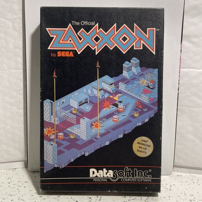 ZAXXON Datasoft Atari 400/800/1200XL/16K/32K RARE DISK Release by Sega