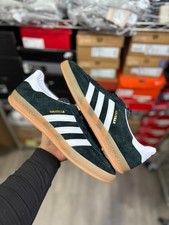 Size 12.5 - adidas Gazelle Indoor Black White Gum for sale online