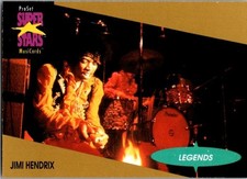 1991 Pro Set Musicards - Music Stars - Legends - Jimi Hendrix