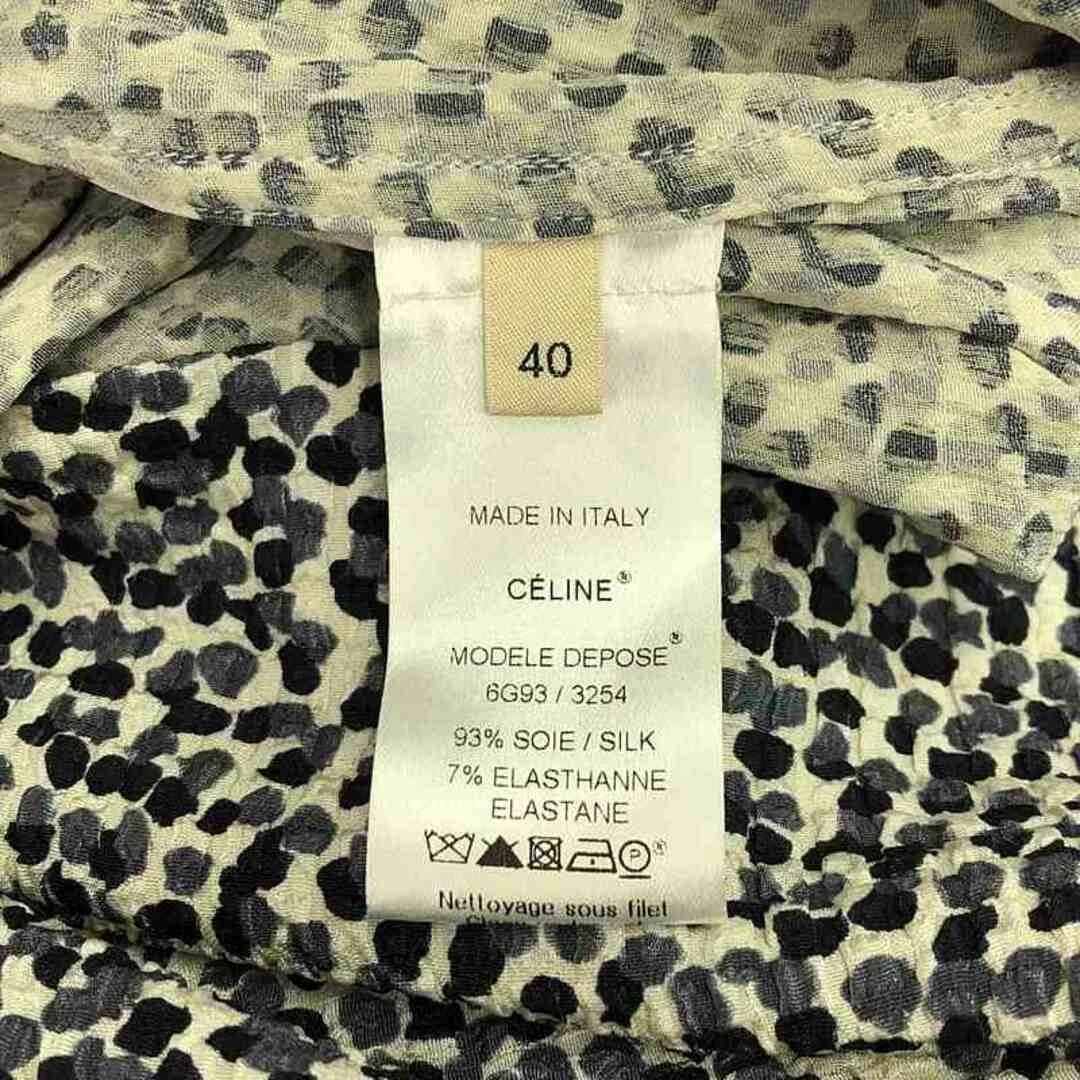 Celine Vestito Pullover Phoebe Modello Totale 40 Navy Bianco Donna Usato0