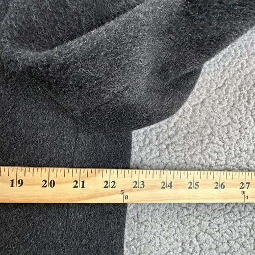Nino Cerruti Rue Royale Wool Cashmere Blend Overcoat 42R Charcoal Gray 3 Button image 9