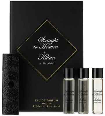 Kilian Straight to Heaven White Cristal 5pc Set, 1 Travel Spray w/4 Refills