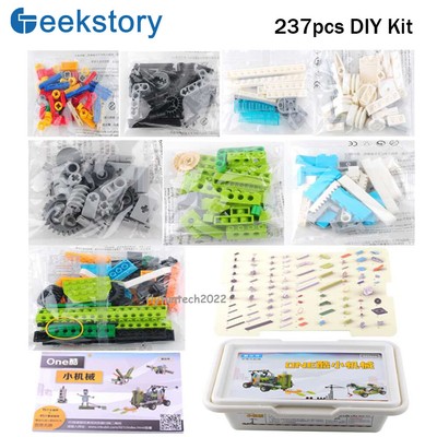 237PCS MOC Technic parts Building Blocks Kit Educational Robotics for DIY Toy