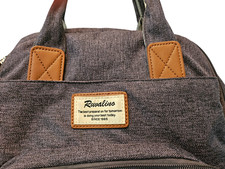 Ruvalino Diaper Bag Grey Gender Neutral Backpack Bag