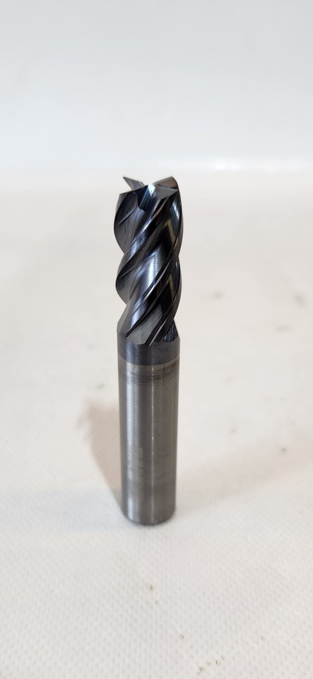 Fraise Carbure 4 Gouges Kennametal GOmil - 1/4 Pouce, Boule, Revêtement AlTiN - Réf. 4BN0250IL150A