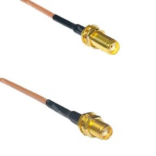RG316 SMA Female Long to SMA FEMALE RF Cable Rapid-SHIP LOT