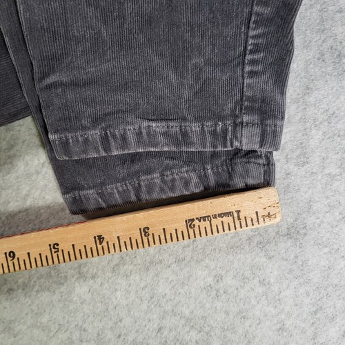 Banana Republic Women's 29 (30x27) Skinny Dark Gray Corduroy Pants - Imagen 11 de 11