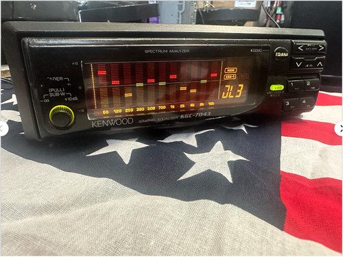 KENWOOD KGC-7043 Automotive Graphic Equalizer EQ Vintage