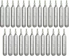 Reaction Tackle Bulk- Skinny Lead Drop Shot Weights and Sinkers