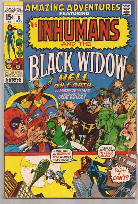 AMAZING ADVENTURES #6   NEAL ADAMS COVER   MAY 1971 - 15 CENT COVER PRICE