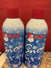  2 Santa Snow Aerosol Spray Artificial Frost Window Decorations Christmas Tree