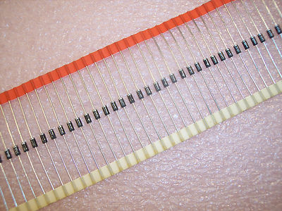 QTY (100) SB160/4 GENERAL SEMI DO-204AL 60V 1A SCHOTTKY BARRIER DIODES SB160