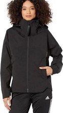 Adidas Terrex Women CW MYSHELTER RAIN.RDY Jacket W/HOOD Black H65706 Size XL