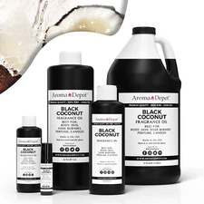 Black Coconut Fragrance Oil for Perfume Body Oil Unisex Candle Soap Bath Bomb