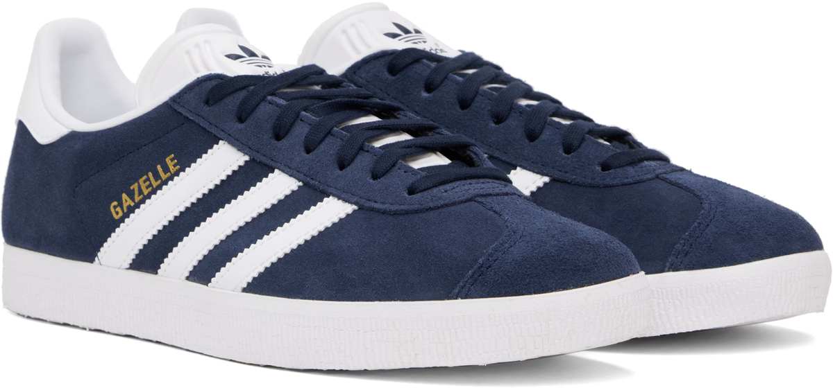 ★関税込★adidas★ADIDAS GAZELLE NAVY★23-25cm★ Adidas - Men Gazelle Collegiate Navy / White / Gold Metallic