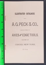 Vintage 1930's? Peck Ax Axes and Edge Tools Illustrated 30 Pg Catalog Cohoes NY