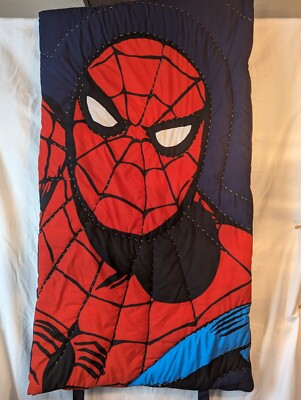 Pottery Barn Kids Marvel Spiderman Standard Kids Size Sleeping Bag 57