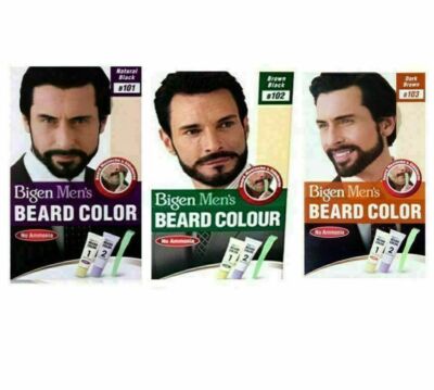 Bigen Men's Speedy Permanent Beard & Moustache Hair Colour Dye 40g