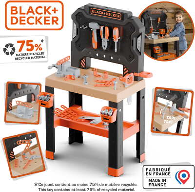 Smoby Spielzeug Spielwelten Werkstatt Black & Decker Werkbank 7600360739
