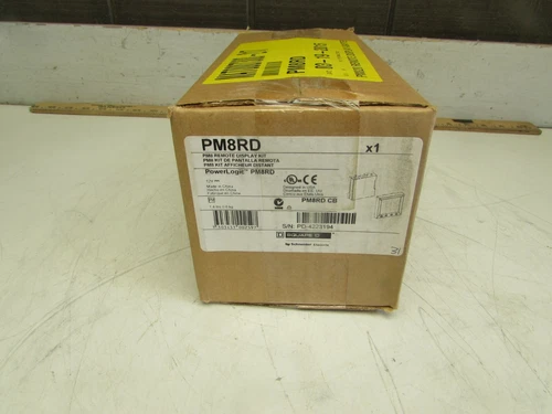 NEW! SQUARE D PM8RD , POWERLOGIC REMOTE DISPLAY KIT, FACTORY SEALED! MAKE OFFER!
