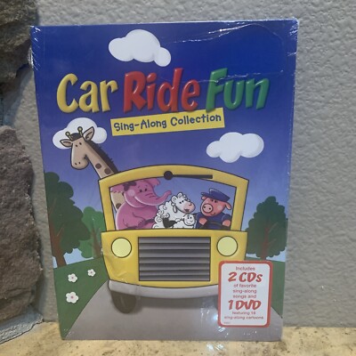 Car Ride Fun Sing-Along Collection [Box] by Various Artists  2 Cds. 1 Dvd Sealed