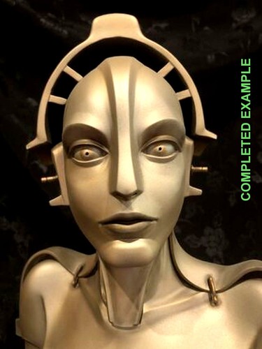 Maria (Metropolis 1927) Unpainted Bust 1:2 Scale - 第 3/5 張圖片