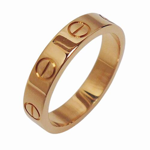 CARTIER Love Ring K18 PG 750 Pink Gold #47 US 4.5, approx. 3.5g | eBay