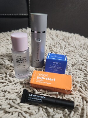 Laneige Water Sleeping~ROC ~ Handskin~ Laura Mercier Clavier~ Clinic Pep-Start