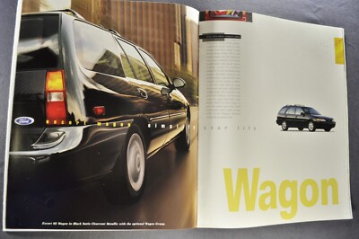 1998 Ford Escort Catalog Brochure ZX2 Sedan Wagon Excellent