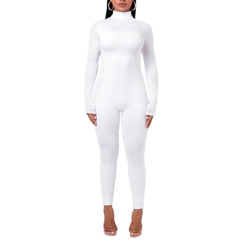 Tiaobug Sport Jumpsuit Damen Lang Eng Yoga Bodysuit Overall Playsuits Fitness5 D - Bild 10 von 70