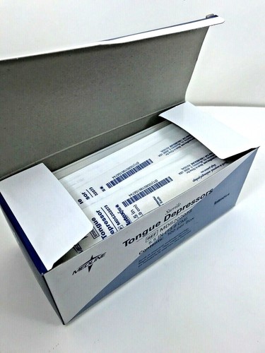 Medline Sterile 6in Tongue Depressor 100Ct