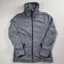 Calvin Klein Women s Athletic Performance Heather Gray Full Zip Medium Jacket