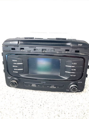 2016-18 Kia Sorento AM FM Receiver XM MP3 Single-Disc CD Player 96180-C6000WK - Picture 2 of 7