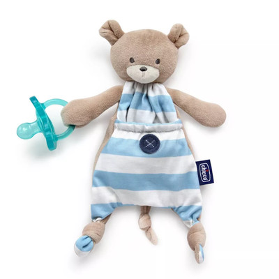 Chicco Pocket Buddies Pacifier Holder - Blue