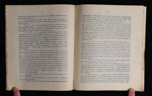 1871 Gaustad Mental Asylum Report Norway Danish - Picture 7 of 9