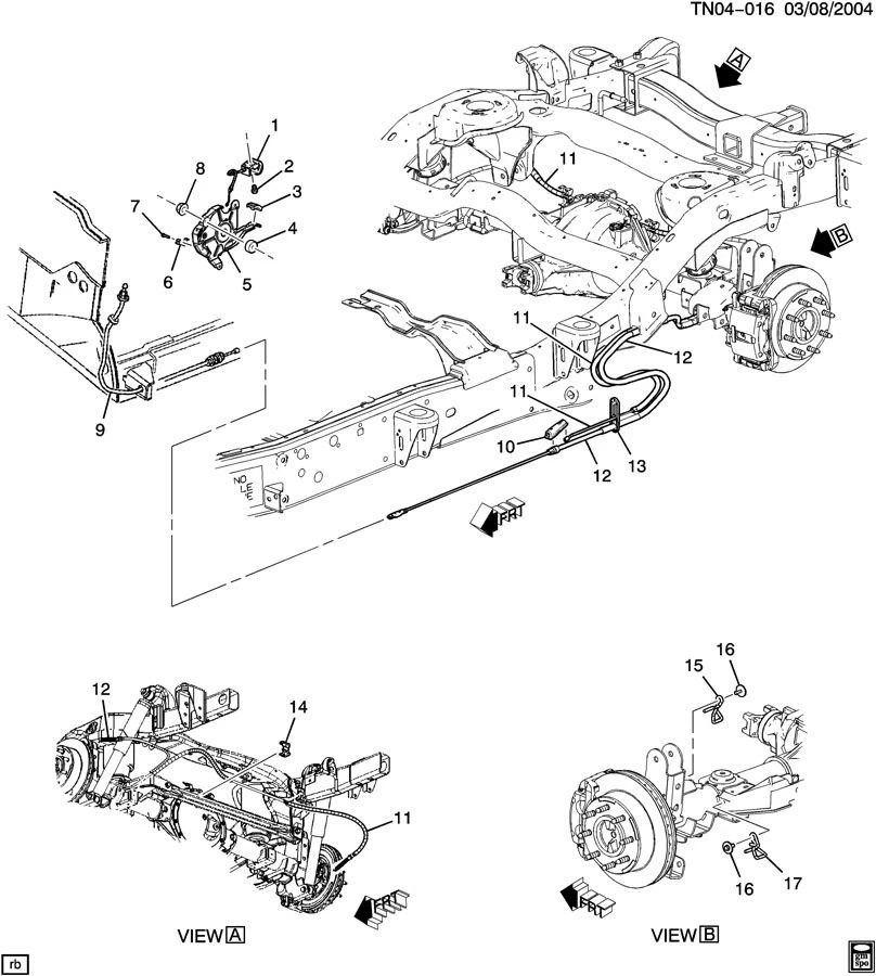 2008-2009 Hummer H2 Emergency Brake Pedal W/Cable Release Module New 20803236 - Image 4 of 4