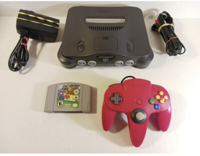 Super Mario 64 Console Bundle N64 System Lot Game Console