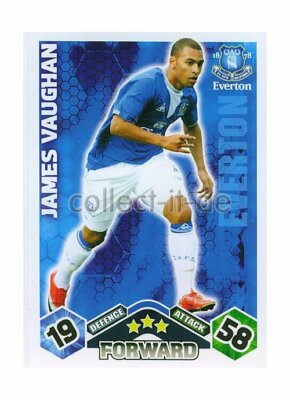 Match Attax Premier League 09/10 - 139 - JAMES VAUGHAN