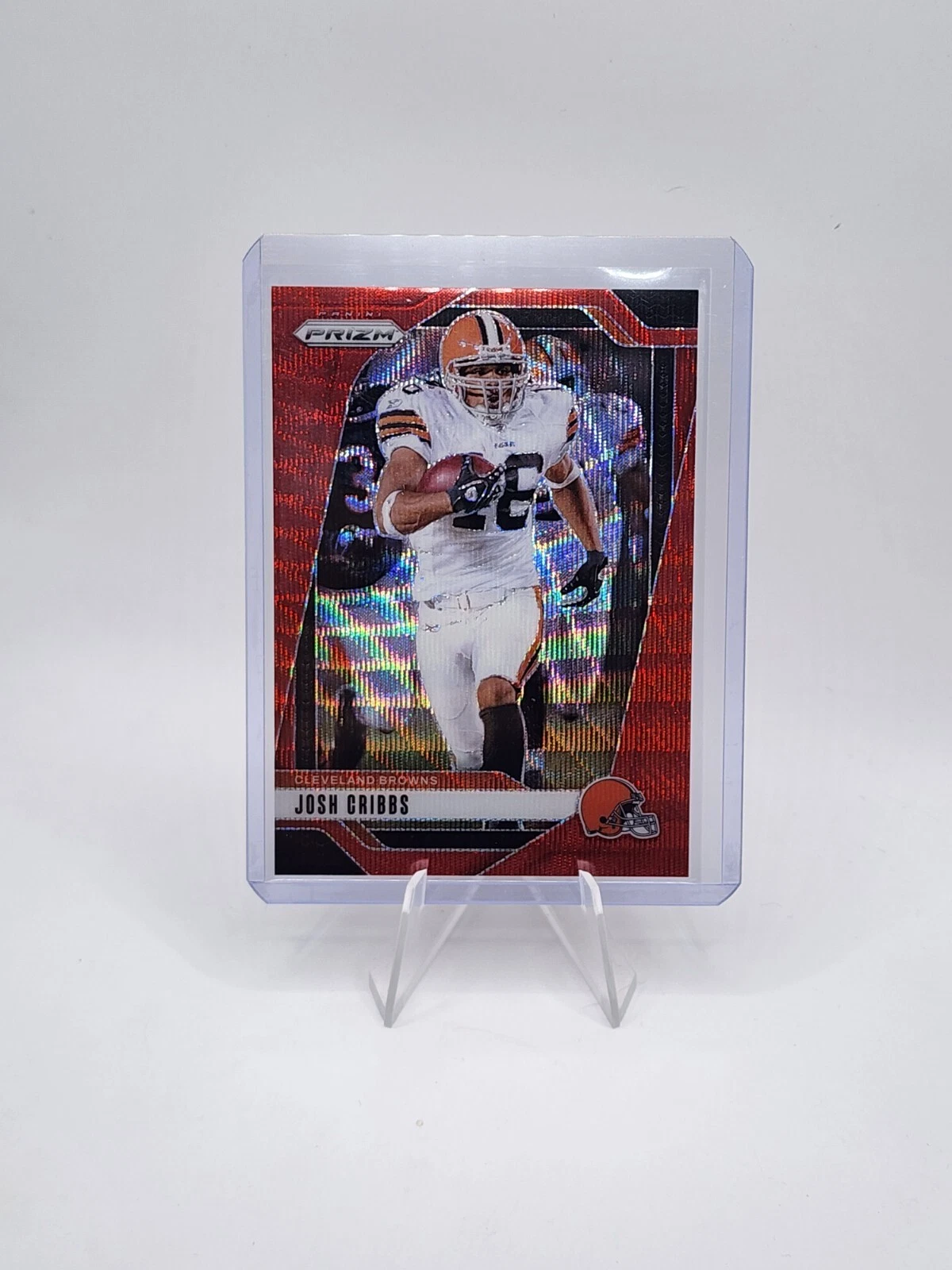2024 Panini Prizm #72 Josh Cribbs Red Wave /149 Browns