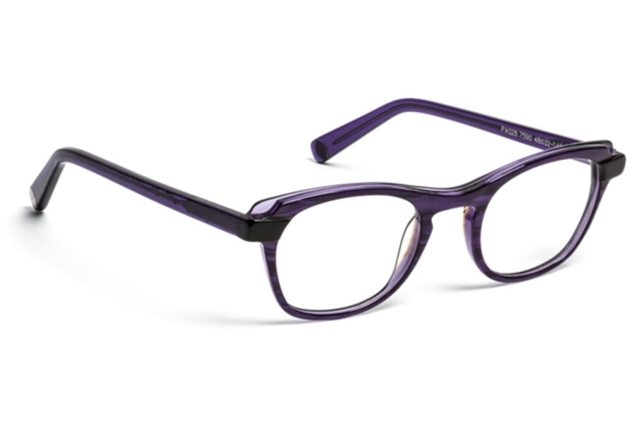 Purple JF REY PA028 Small Acetate Eyeglass Frame for Women