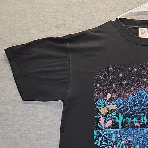 VTG 1990 Arizona Scenery Tshirt XL Wild West Southwestern Desert Glittered USA - Picture 11 of 21