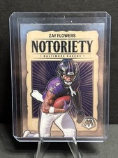 2024 Panini Mosaic - Notoriety #17 Zay Flowers