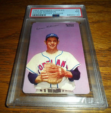1953 Mother Cookies PCL #6 AARON ROBINSON PORTLAND BEAVERS PSA 7 NR MINT
