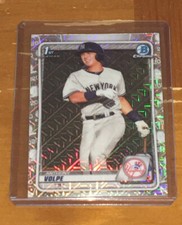 2020 1st Bowman Chrome Mega Box ANTHONY VOLPE MOJO New York Yankees SP Rookie