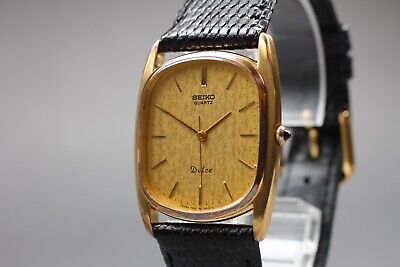 Vintage【NEAR MINT】Seiko Dolce 5931-5460 Gold Dial Quartz Vintage【NEAR MINT】Seiko Dolce 5931-5460 Gold Dial Quartz