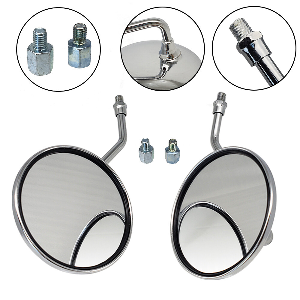 Pair Vintage Mirrors For Honda ST50 ST70 CL70 CT90 CL90 S90 CB100 CL100 CB125