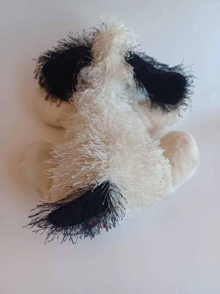 Ganz Webkinz VTG Lil Kinz Black & White Cheeky Dog Stuffed Animal Plush HM 192 - Image 3 of 4