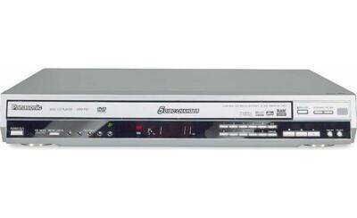 Panasonic DVD-F84 5 Disc DVD CD Player Changer | Silver | DVD: 5